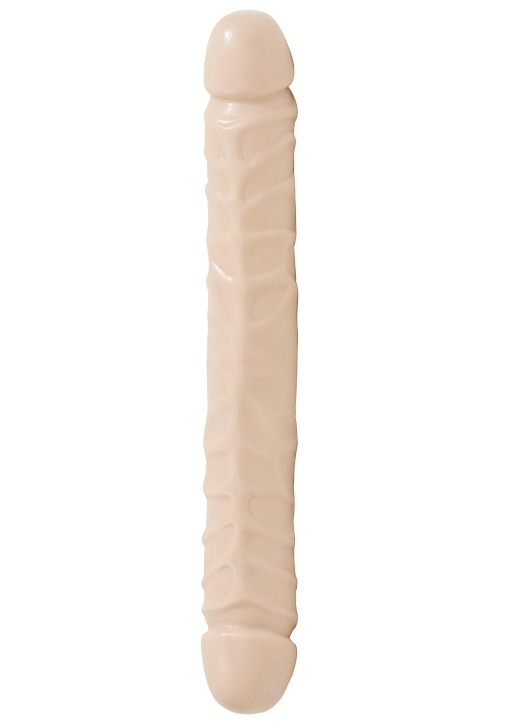 Jr. Veined Double Header 12″ Dildos Black